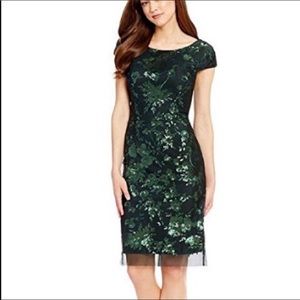 Antonio Melani Golden Soirée Cocktail Dress SIZE 4